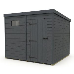 7x10 Composite Pent Security Shed