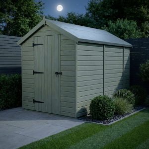 7 x 11 Apex Shed (Single Door, No Windows)