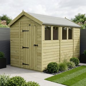 7 x 11 Apex Shed (Single Door, With Windows)