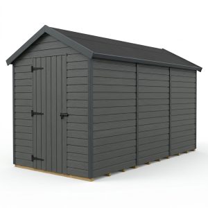 7x12 Apex Composite Shed (Single Door, No Windows)