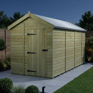 7 x 13 Apex Shed (Single Door, No Windows)
