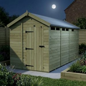 7 x 13 Apex Security Shed (Single Door)