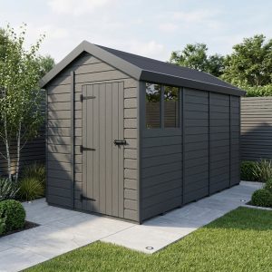 7x14 Apex Composite Shed (Single Door, With Windows)