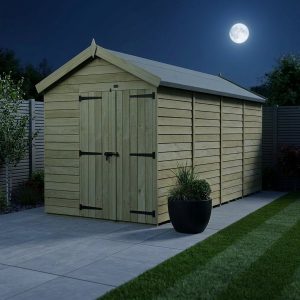 7 x 15 Apex Shed (Double Door, No Windows)