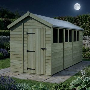 7 x 15 Apex Shed (Single Door, With Windows)