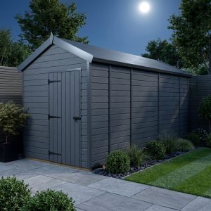 7x15 Apex Composite Shed (Single Door, No Windows)