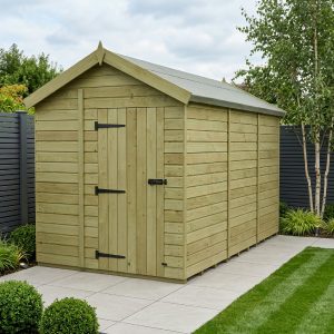 7 x 16 Apex Shed (Single Door, No Windows)