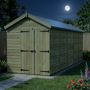 7 x 19 Apex Shed (Double Door, No Windows)