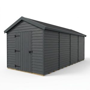 7x20 Apex Composite Shed (Single Door, No Windows)