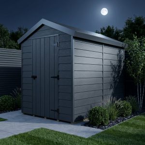 7x4 Apex Composite Shed (Single Door, No Windows)