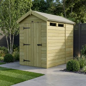 7 x 4 Apex Security Shed (Single Door)