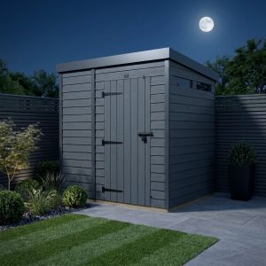 7x4 Composite Pent Security Shed