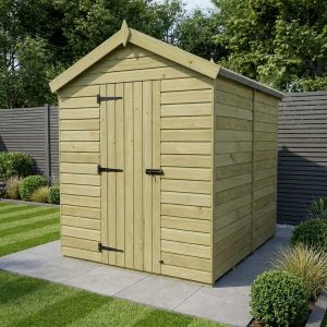 7 x 5 Apex Shed (Single Door, No Windows)