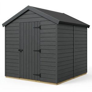 7x7 Apex Composite Shed (Single Door, No Windows)