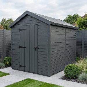 7x8 Apex Composite Shed (Single Door, No Windows)