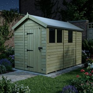 7 x 9 Apex Shed (Single Door, With Windows)
