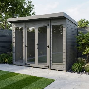 7x9 Composite Pent Full Height Summer House