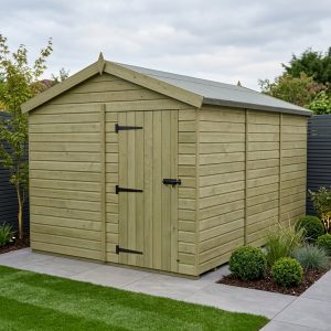 8 x 12 Apex Shed (Single Door, No Windows)