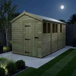 8 x 13 Apex Shed (Single Door, With Windows)