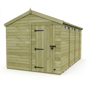 8 x 13 Apex Security Shed (Single Door)
