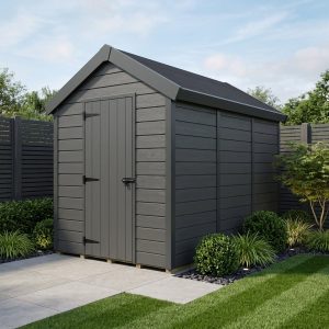 8x14 Apex Composite Shed (Single Door, No Windows)