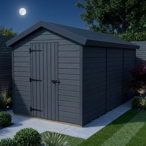 8x16 Apex Composite Shed (Single Door, No Windows)