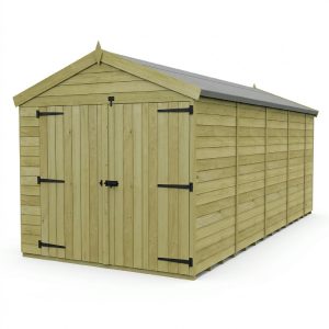 8 x 17 Apex Shed (Double Door, No Windows)