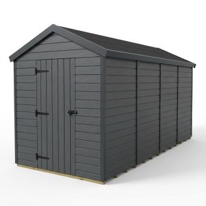 8x18 Apex Composite Shed (Single Door, No Windows)