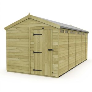 8 x 18 Apex Security Shed (Single Door)