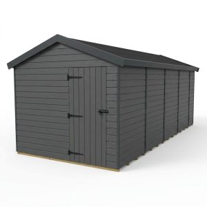8x19 Apex Composite Shed (Single Door, No Windows)