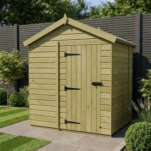 8 x 4 Apex Shed (Single Door, No Windows)