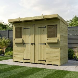 8 x 4 Pent Summer Shed