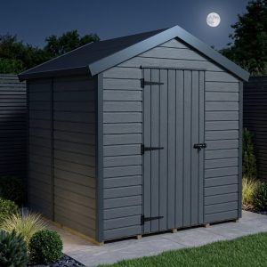 8x5 Apex Composite Shed (Single Door, No Windows)