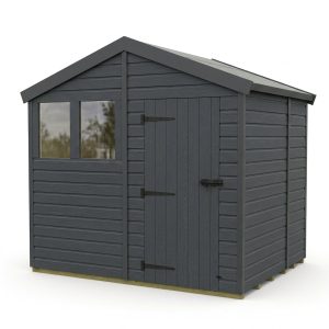 8x5 Apex Composite Shed (Single Door, With Windows)