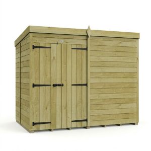 8 x 5 Pent Shed (Double Door, No Windows)