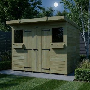 8 x 5 Pent Summer Shed