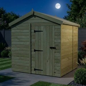 8 x 6 Apex Shed (Single Door, No Windows)