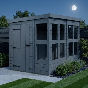 8x6 Composite Pent Potting Shed