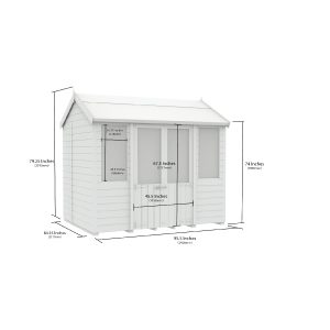 8 x 7 Apex Summer House
