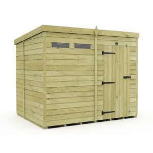 8 x 7 Security Pent Shed (Single Door)