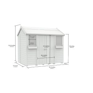 8 x 8 Apex Summer Shed