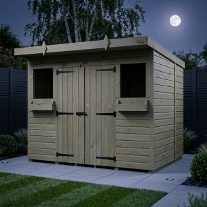8 x 8 Pent Summer Shed