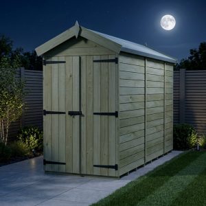 9 x 10 Apex Shed (Double Door, No Windows)