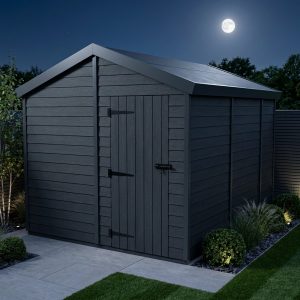 9x10 Apex Composite Shed (Single Door, No Windows)