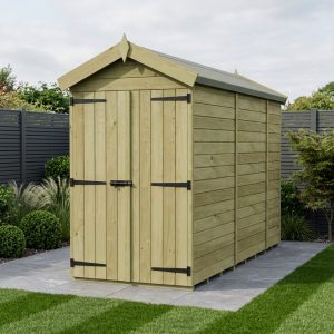 9 x 11 Apex Shed (Double Door, No Windows)