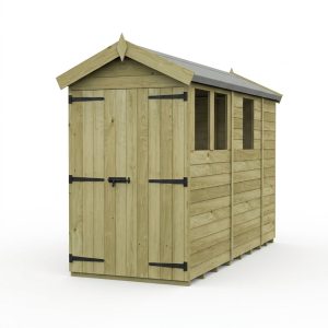 9 x 11 Apex Shed (Double Door, With Windows)