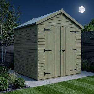 9 x 12 Apex Shed (Double Door, No Windows)