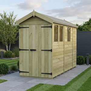 9 x 12 Apex Shed (Double Door, With Windows)