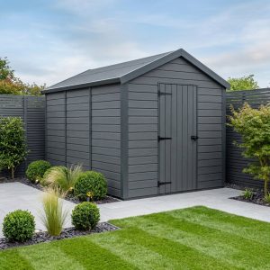9x15 Apex Composite Shed (Single Door, No Windows)