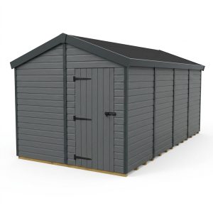 9x16 Apex Composite Shed (Single Door, No Windows)